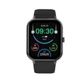 thumbnail image 1 of Compatible for i-Phone SE (2022) Men's Smart Watch with Voice Command, Waterproof Design, Heart Rate Monitor, Bluetooth Call, and 7-Day Battery Life - Black, 1 of 5