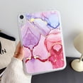 thumbnail image 1 of Compatible with iPad 10.2" 7th Gen 2019/8th Gen 2020/9th Gen 2021 Back Case, Marble Pattern Back / Pattern Clear Back TPU Lightweight Ultra Slim Drop Protective Anti-Scratch Case Cover, Pink, 1 of 5