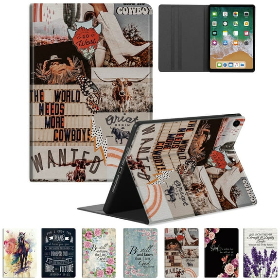 Compatible for iPad 9th Generation (2021)/8th Generation (2020)/7th Gen (2019) 10.2 Inch,Adjustable Stand & Auto Wake/Sleep Feature Smart Protect Case,Cowboy