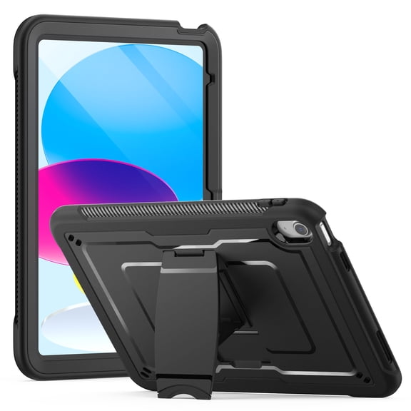 Compatible with iPad A16 11-inch (2022/2025) – Full Body Protective Case with Screen Protector, Adjustable Stand, Detachable Shoulder Strap, Slim Lightweight Design for Travel, Work, and Outdoor Use