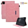 thumbnail image 1 of Compatible with iPad Case 10th Generation, Premium PU Leather Auto Sleep Wake Multi Angle Viewing Stand Shockproof Magnetic Closure Cover Case for Apple iPad 10th Gen 10.9" 2022, Pink, 1 of 9