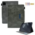 thumbnail image 1 of Compatible with iPad Case 10th Generation, Premium PU Leather Auto Sleep Wake Multi Angle Viewing Stand Shockproof Magnetic Closure Cover Case for Apple iPad 10th Gen 10.9" 2022, Gray, 1 of 9