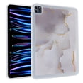 thumbnail image 1 of Compatible with iPad Pro 11 2022/2021/2020/2018 Back Case, Marble Pattern Back / Pattern Clear Back TPU Lightweight Ultra Slim Drop Protective Anti-Scratch Case Cover, Gray, 1 of 8
