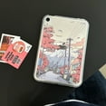 thumbnail image 1 of Compatible with iPad mini 4th/5th Back Case, Marble Pattern Back / Pattern Clear Back TPU Lightweight Ultra Slim Drop Protective Anti-Scratch Case Cover for iPad mini 4/5, Mount Fuji Pattern, 1 of 5
