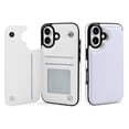 thumbnail image 1 of Compatible with iPhone 11 12 13 mini 14 15 16 Pro Max Plus Wallet Case with Card Holder, PU Leather Kickstand Card Slots Case ( Glitter WHITE, iPhone 11 Pro Max), 1 of 7