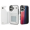 thumbnail image 1 of Compatible with iPhone 11 12 13 mini 14 15 16 Pro Max Plus Wallet Case with Card Holder, PU Leather Kickstand Card Slots Case ( Gradient Fade, iPhone 15 Pro Max), 1 of 7
