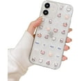 thumbnail image 1 of Compatible with iPhone 11 Case,Clear Cute Bear Cartoon Pattern for Girls Boys Women Soft TPU Christmas Shockproof Anti-Scratch Protective Cases for iPhone 11-Clear, 1 of 15