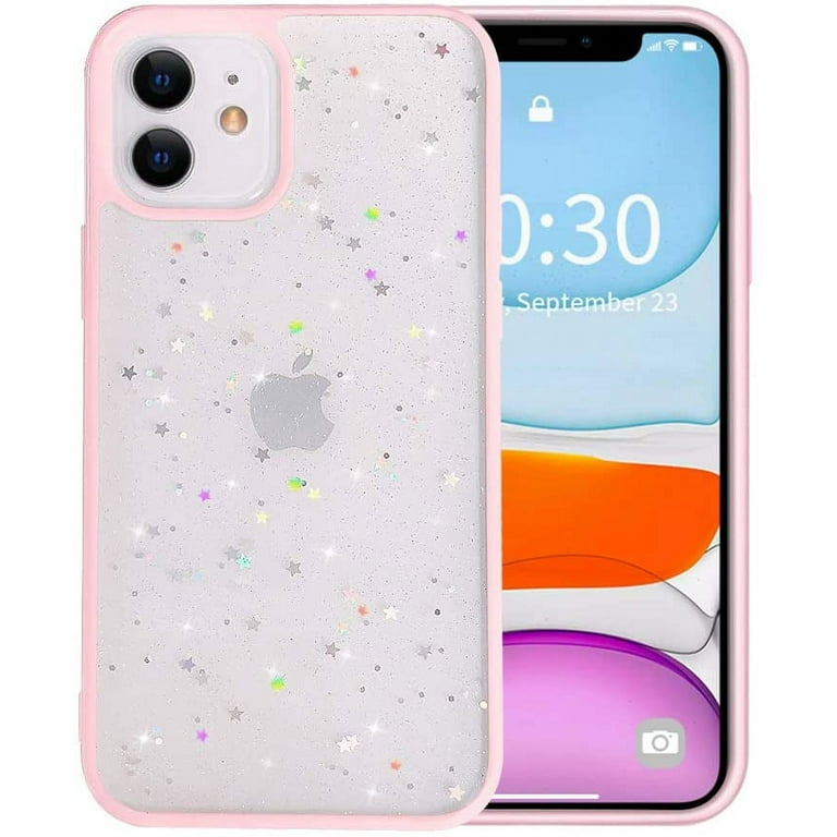 Ownest. Compatible for iPhone 11 Case,Clear Sparkly Bling Star Glitter  Design for Women Girls Soft TPU Shockproof Anti-scratch Protective Cases  for