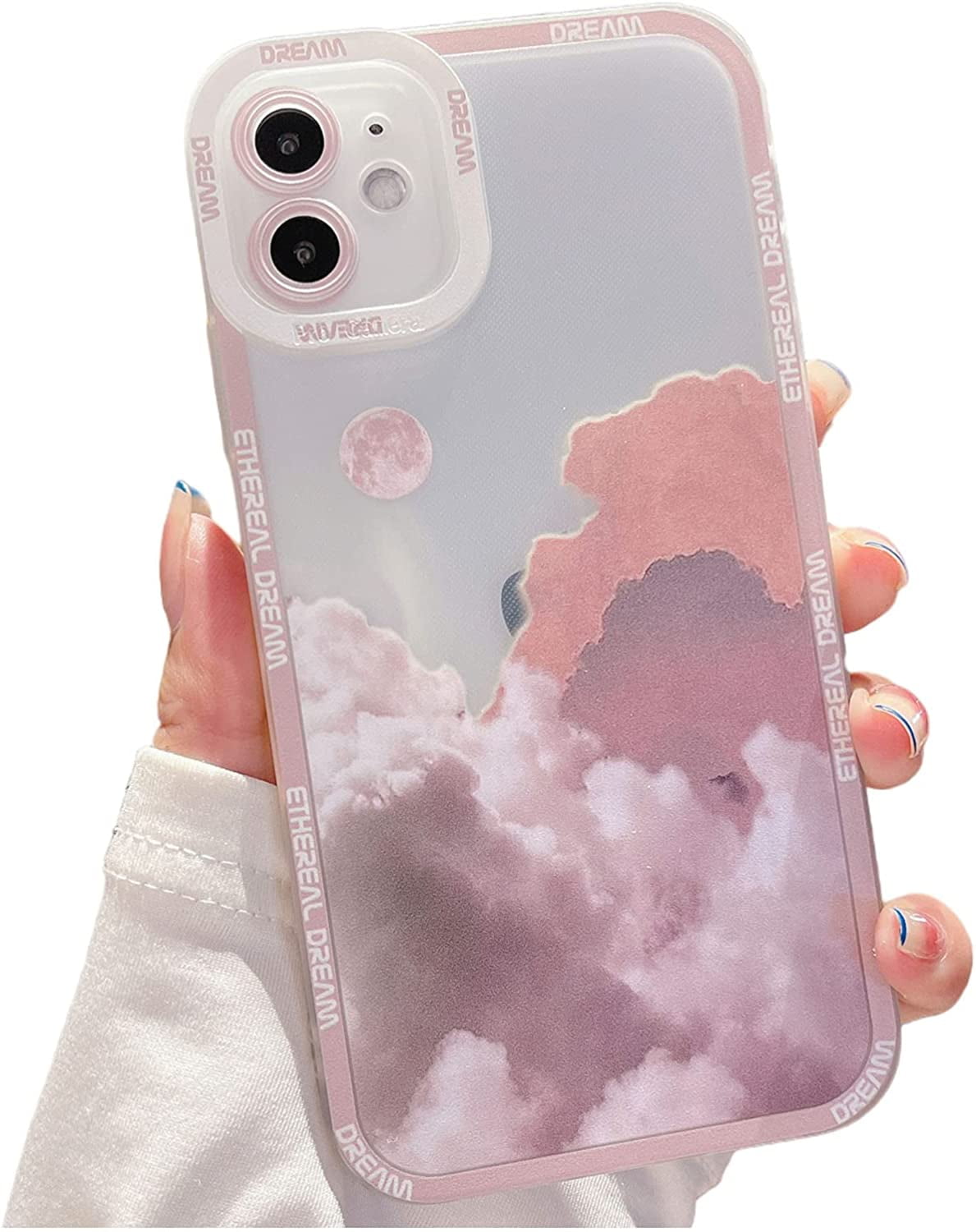 Cloud Cute Case Compatible For Iphone 13 Pro Max Case With Lens