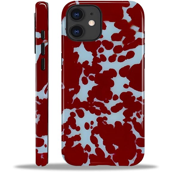 Compatible with iPhone 11 Case - Dual-Layer Protection, Hard Shell with Silicone Interior, Slim Scratch Resistant Shockproof for Woman Men - Tortoise Print