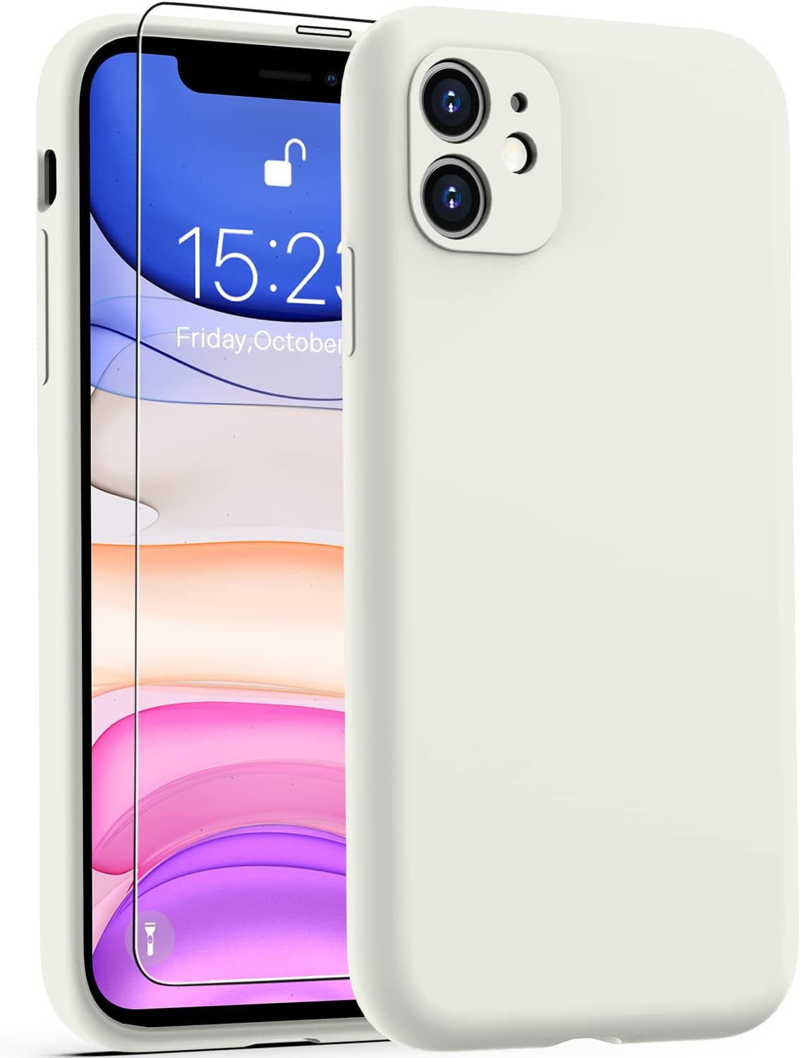 Compatible with iPhone 11 Case with Screen Protector Enhanced Camera