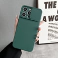 thumbnail image 1 of Compatible with iPhone 11 Case, [Smooth Silicone Full Coverage Camera] [Drop Protection], Shockproof Slim Soft Microfiber Lining Camera Lens Slide Protective Phone Case, Darkgreen, 1 of 10