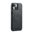 thumbnail image 1 of Compatible with iPhone 11 Magnetic Case, Classic Premium PU Leather TPU Hybrid MagSafe Ultra Slim Protective Skin Friendly Shockproof Phone Case Cover for iPhone 11, Black, 1 of 7