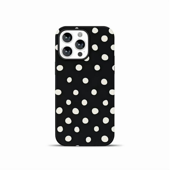 Compatible with iPhone 11 Pro Case with Cute Fashion Polka Dot Aesthetics Design Simple Case for Soft TPU Slim Protection Case for iPhone 11 Pro-Black