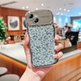 thumbnail image 1 of Compatible for iPhone 11 Pro Case,Cute Sparkly Bling Leopard Glitter Electroplated Wavy Edge Design for Women Girls TPU Shockproof Anti-Scratch Protective Phone Cover Case,Silver, 1 of 8