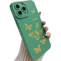 Compatible with iPhone 11 Pro Max Case(2019 6.5),Side Cute Plated Love Heart Back Bling Butterfly with Full Camera Len Cover Protection Soft TPU Shockproof Phone Case for Women Girls Men,Pink