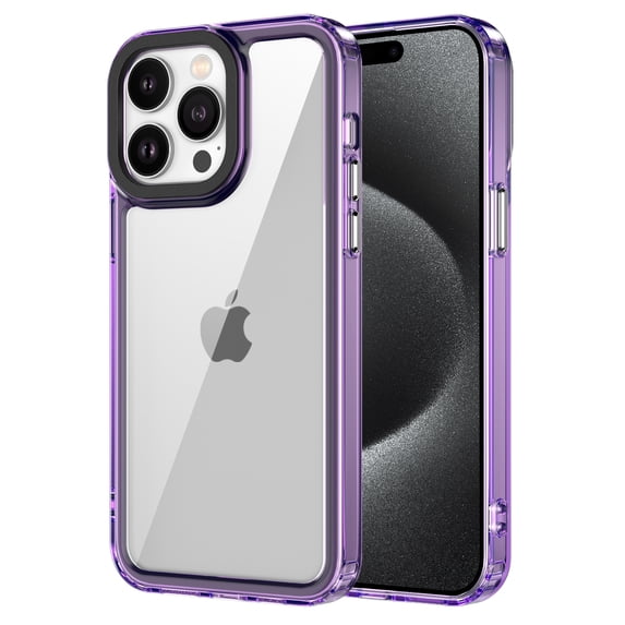 Compatible with iPhone 11 Pro Max Case, Clear Thin Soft TPU Slim Fit Mobile Phone Cover Anti-Slip Grip Scratch Resistant Phone Cases for iPhone 11 Pro Max, Purple