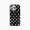 thumbnail image 1 of Compatible with iPhone 11 Pro Max Case with Cute Fashion Polka Dot Aesthetics Design Simple Case for Soft TPU Slim Protection Case for iPhone 11 Pro Max-Black, 1 of 8