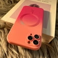 thumbnail image 1 of Compatible for iPhone 11 Pro Max Case with Magnetic Fitting for Magsafe Case Luxury Cute Soft Liquid Silicone Shockproof Full Camera Protector Cover Phone Case-Pink, 1 of 13