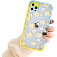 thumbnail image 1 of Compatible with iPhone 11 Pro Max Case for Women Girls,Soft TPU+Hard Detachable PC Bumper Durable Flexible Case with Cute Floral Flower Pattern Protection Transparent Case for iPhone 11 Pro Max, 1 of 7