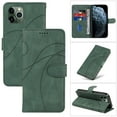 thumbnail image 1 of Compatible with iPhone 11 Pro Max Wallet Case, Protective Vintage Premium PU Leather Flip with Card Holders Kickstand & Wrist Strap Folio Case Cover for Men Women for iPhone 11 Pro Max, Green, 1 of 10