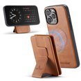 thumbnail image 1 of Compatible for iPhone 11 Pro Wallet Case,[Support MagSafe Wireless Charging] Back Flip Magnetic Leather Phone Cover with Detachable RFID Blocking Card Holder For iPhone 11 Pro,Brown, 1 of 14