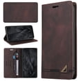 thumbnail image 1 of Compatible with iPhone 11 Wallet Case with Card Holder,Women Men RFID Blocking PU Leather Vintage Folio Kickstand Flip Retro TPU Protective Credit Card Slots Phone Case,Brown, 1 of 9