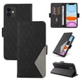 thumbnail image 1 of Compatible with iPhone 11 Wallet Flip Case, Classic PU Leather Shockproof Protective for Men Women Card Slots Kickstand Magnetic Closure Phone Case Cover for iPhone 11, Black, 1 of 11
