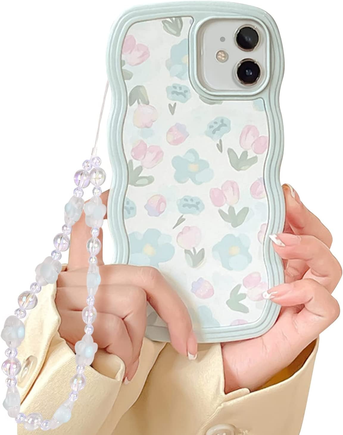 Custodia Con Collana Per IPhone 12 E 12 Pro - Trasparente, Con Cinturino Regolabile E Protezione 360° - copertina