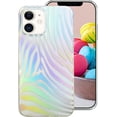 thumbnail image 1 of Compatible with iPhone 12 Leopard Case for Women, Luxury Glitter Leopard Cheetah Print Designed Colorful Laser Iridescent Case Hard PC Bumper Slim Protective Bling Girly Case Cute, 1 of 13