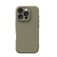 thumbnail image 1 of Compatible for iPhone 12 Pro Case, Slim Liquid Silicone Flexible Soft Gel Rubber Shockproof Phone Case, Protective Cover with Anti-Scratch Microfiber Lining for iPhone 12 Pro, Khaki, 1 of 8