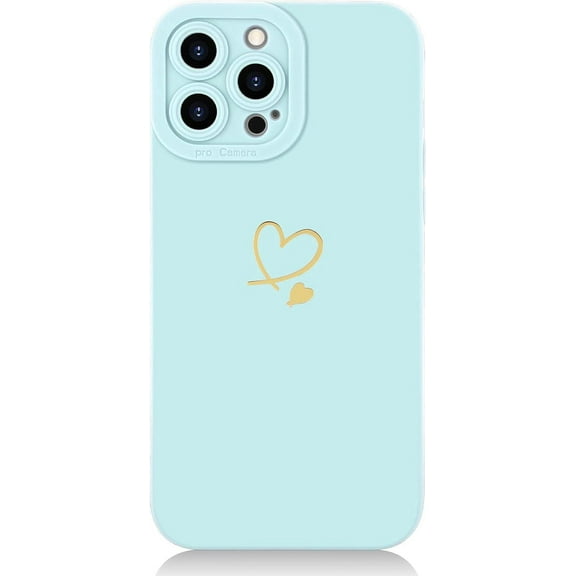 Compatible iPhone 12 Pro Max 6.7" 2020 Case, Ladies Luxury Soft Silicone Liquid Case, Full Cover Lens Silky Touch Full Body Cover with Soft Scratch Resistant Microfiber Liner (Far Peak Blue)
