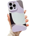 thumbnail image 1 of Compatible with iPhone 12 Pro Max Case 6.7 Inch, Cute Aesthetic Pattern Camera Lens Protective Soft Shockproof Phone Case for iPhone 12 Pro Max for Women Girl Black, 1 of 11