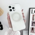 thumbnail image 1 of Compatible with iPhone 12 Pro Max Case Compatible with MagSafe, Transparent Marble White Glitter Point Case, Shockproof Protection Phone Case for Women Girls for iPhone 12 Pro Max - Clear, 1 of 10