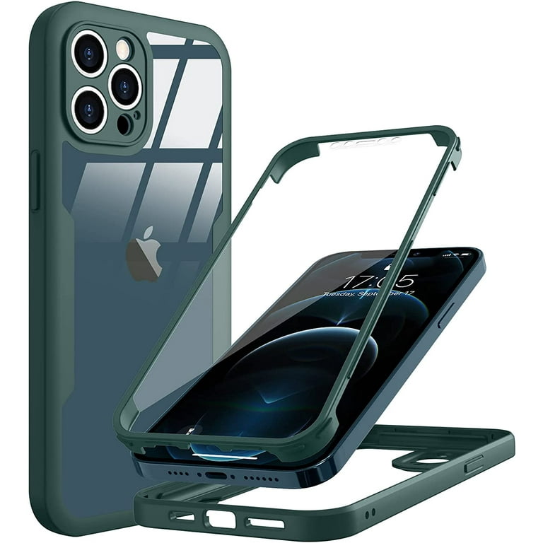 Compatible with iPhone 12 Pro Max Case Full Body Clear Design with Built-in Screen Protector Shockproof Anti-Scratch Rugged Case 360 Protective Cover Compatible with iPhone 12 Pro Max Case Full Body Clear Design with Built-in Screen Protector Shockproof Anti-Scratch Rugged Case 360 Protective Cover