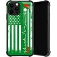 thumbnail image 1 of Compatible with iPhone 12 Pro Max Case, Golf American Flag Phone Cover for Men/Women, Soft TPU Anti-Skid Thread and Four Corner Anti-Collision Protection Case Compatible with iPhone 12 Pro Max, 1 of 6