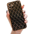 thumbnail image 1 of Compatible with iPhone 12 Pro Max Case Shockproof Slim Glitter Pretty Full Protection Bumper Soft Silicone Girls Women Cover Case for iPhone 12 Pro Max -Black, 1 of 9