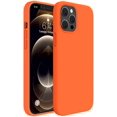 thumbnail image 1 of Compatible with iPhone 12 Pro Max Case , [Soft Anti-Scratch Microfiber Lining], Liquid Silicone Case Gel Rubber Shockproof Drop Protection Case(Orange), 1 of 16