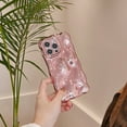 thumbnail image 1 of Compatible with iPhone 12 Pro Wavy Phone Case, Cute 3D Wave Bubble Pattern and Stylish Wavy Border Soft TPU Protection Shockproof Phone Case for Women Girls for iPhone 12 Pro, Rosegold, 1 of 12
