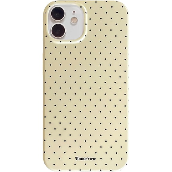 Compatible with iPhone 12/iPhone 12 Pro Case with Cute Fashion Polka ...
