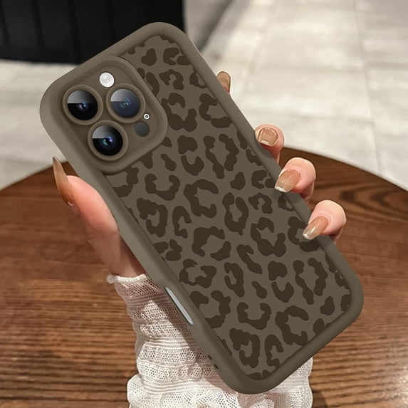 Compatible with iPhone 13 Case, Cheetah Print Shockproof Soft TPU Protective Case for Women Girls, Slim Anti Scratch Leopard Case for iPhone 13 6.1 Inch, Hot Pink