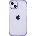 thumbnail image 1 of Compatible for iPhone 13 Case,Clear Case with Laser Love Heart Pattern for Women Grils,Soft TPU Silicone Bumper Protective Cover for iPhone 13,6.1 inch - Purple, 1 of 10
