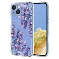thumbnail image 1 of Compatible with iPhone 13 Case Clear with Flower Design, Cute Soft Silicone TPU Floral Aesthetic Women Girls Transparent Protective Shockproof Anti-Scratch Anti-Yellow Phone Cover, E, 1 of 9
