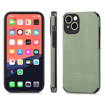 Compatible with iPhone 13 Case,Cute Woven Pattern Case for Women Men,Bumper,Soft Shockproof Camera Protection Phone Case TPU Anti-Bump Silicone Wireless Charging Case for iPhone 13,Green