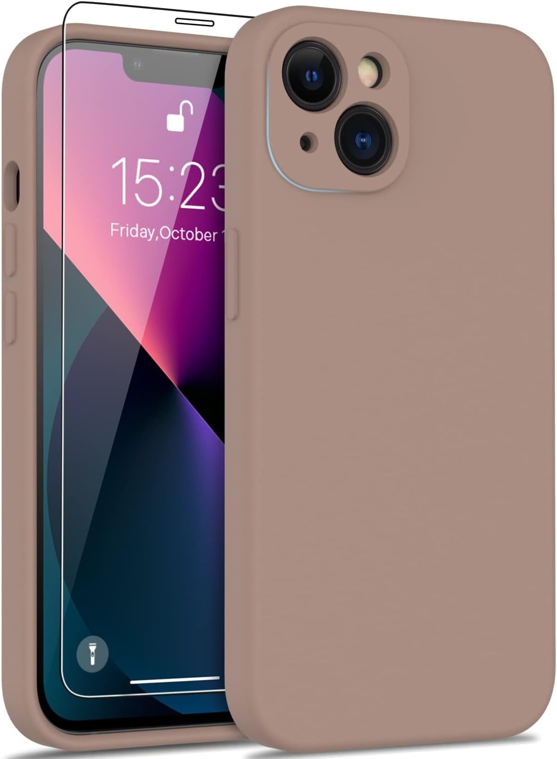 Compatible with iPhone 13 Case Enhanced Camera Protection and Screen