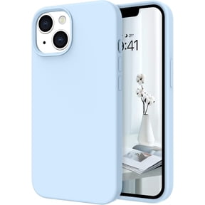 Compatible with iPhone 13 Case, Liquid Silicone Soft Gel Rubber iPhone 13 Phone Case Slim Fit Cover with Microfiber Lining Shockproof Protective Phone Cases for iPhone 13 6.1 inch, Baby Blue