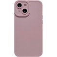 thumbnail image 1 of Compatible with iPhone 13 Case，Simple Cute Solid Color Design Frosted Soft TPU Silicone Anti-Fall Anti-Scratch Slim Shockproof Protective Case for iPhone 13 -Purple, 1 of 11
