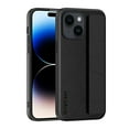 thumbnail image 1 of Compatible for iPhone 13 Case with Strap Wristband, Shockproof Anti-Scratch PU Leather Texture Protective Case, Secure Hand Strap Slim Lightweight Case for iPhone 13, Black, 1 of 6