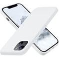 thumbnail image 1 of Compatible for iPhone 13 Case and iPhone 14 Case 6.1 Inch with Slim Silicone Shockproof Protective Phone Case for iPhone 13/iPhone 14 with [Soft Touch Microfiber Lining]-Snow White, 1 of 8