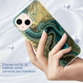 thumbnail image 1 of Compatible for iPhone 13 Marble Pattern IMD Soft TPU Silicone Case,Lightweight Shockproof Rugged Drop Slim Durable High Quality Back Protective Women Girl Cover.For iPhone 13,C, 1 of 6